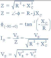 系列 rc 电路方程
